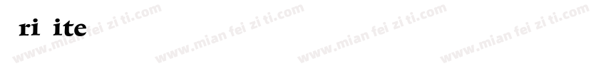 Trinite字体转换