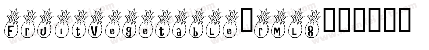 FruitVegetable-rml8字体转换