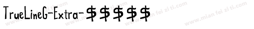 TrueLineG-Extra字体转换