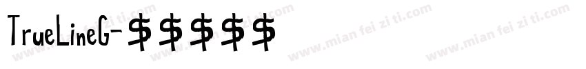 TrueLineG字体转换