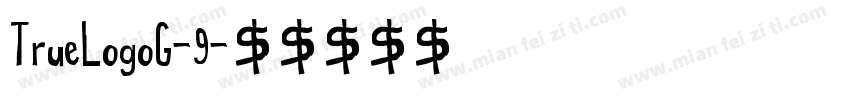 TrueLogoG-9字体转换