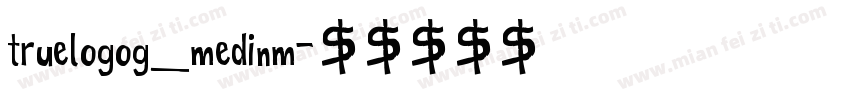 truelogog_medinm字体转换