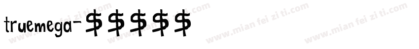 truemega字体转换