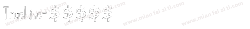 TrueLine字体转换