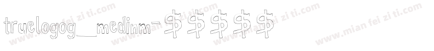 truelogog_medinm字体转换