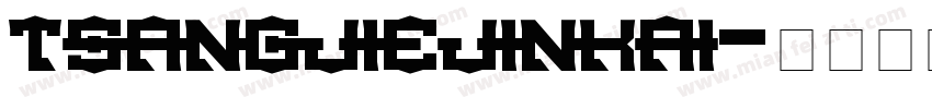 tsangjiejinkai字体转换