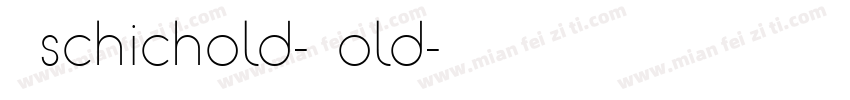 Tschichold-Bold字体转换