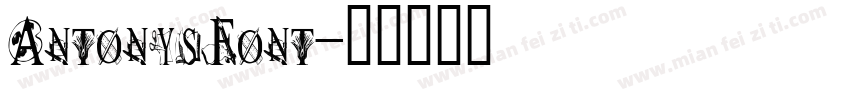 AntonysFont字体转换