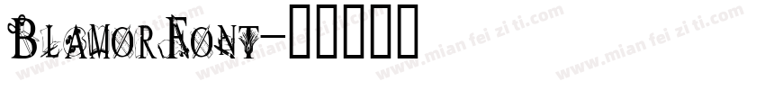 BlamorFont字体转换