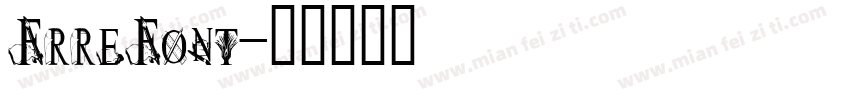 FrreFont字体转换