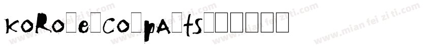 KorolevCompAlts字体转换