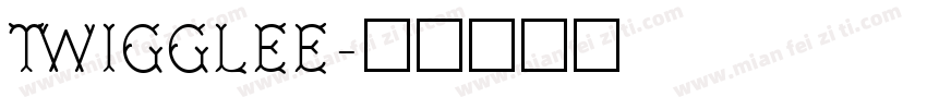 Twigglee字体转换