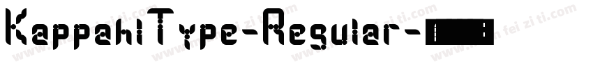KappahlType-Regular字体转换