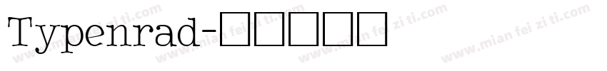 Typenrad字体转换