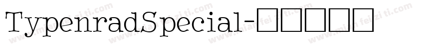 TypenradSpecial字体转换