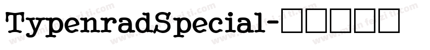 TypenradSpecial字体转换
