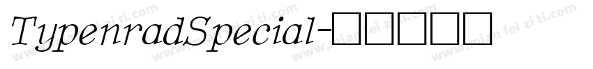 TypenradSpecial字体转换