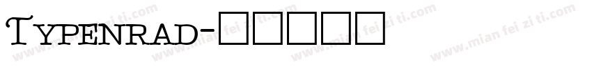 Typenrad字体转换
