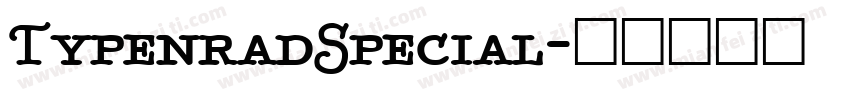 TypenradSpecial字体转换