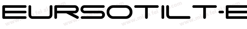 Eursotilt-Extended字体转换