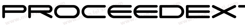 ProceedExtended字体转换