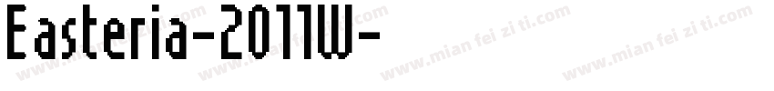 Easteria-2O11W字体转换