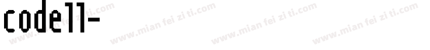 code11字体转换