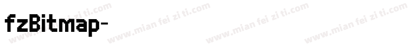 fzBitmap字体转换