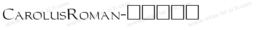 CarolusRoman字体转换