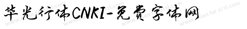 华光行体CNKI字体转换