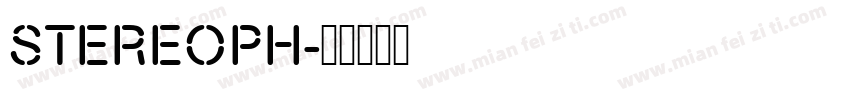 STEREOPH字体转换