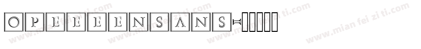 OPEEEENSANS字体转换