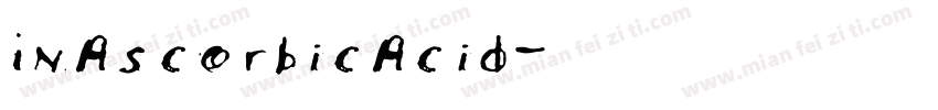 InAscorbicAcid字体转换