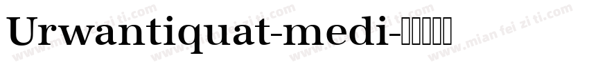 Urwantiquat-medi字体转换