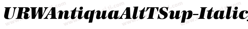 URWAntiquaAltTSup-Italic_46572字体转换
