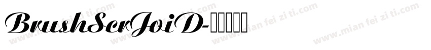 BrushScrJoiD字体转换