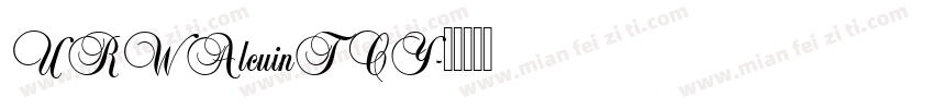 URWAlcuinTCY字体转换