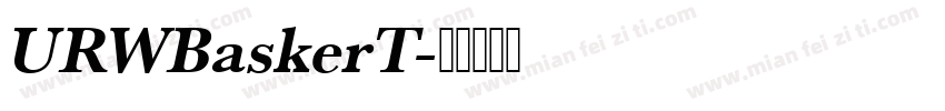 URWBaskerT字体转换