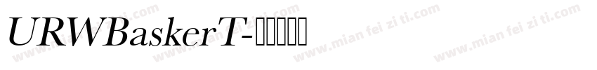 URWBaskerT字体转换
