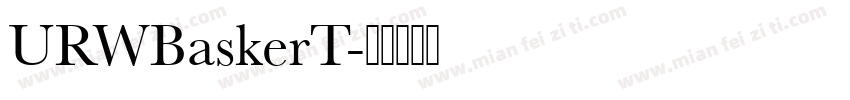 URWBaskerT字体转换