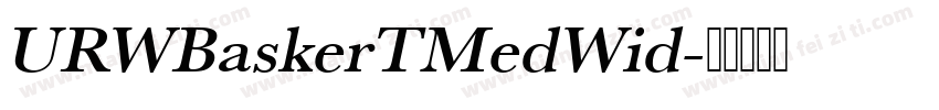 URWBaskerTMedWid字体转换