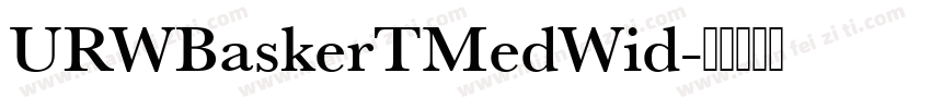URWBaskerTMedWid字体转换