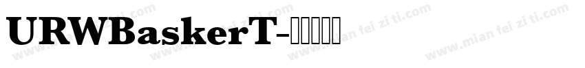 URWBaskerT字体转换