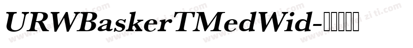 URWBaskerTMedWid字体转换