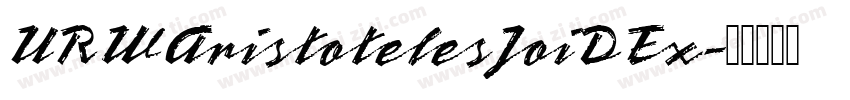 URWAristotelesJoiDEx字体转换
