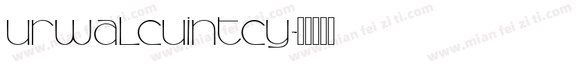 URWAlcuinTCY字体转换