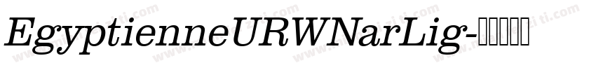 EgyptienneURWNarLig字体转换
