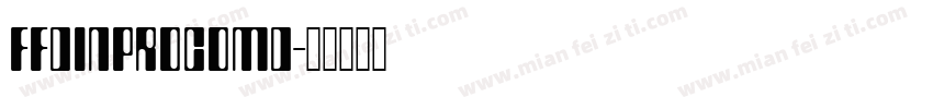 FFDINProComd字体转换