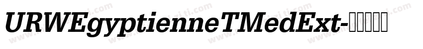 URWEgyptienneTMedExt字体转换