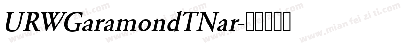 URWGaramondTNar字体转换
